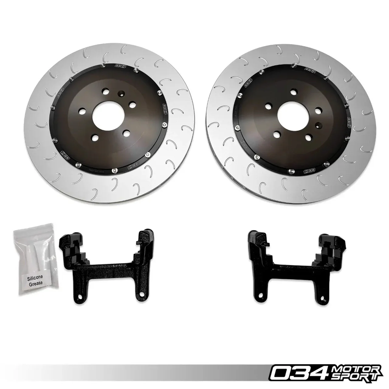034 Motorsport - 2-Piece Floating Rear Brake Rotor 370mm Upgrade for B9/B9.5 Audi RS4/RS5 - Image 3