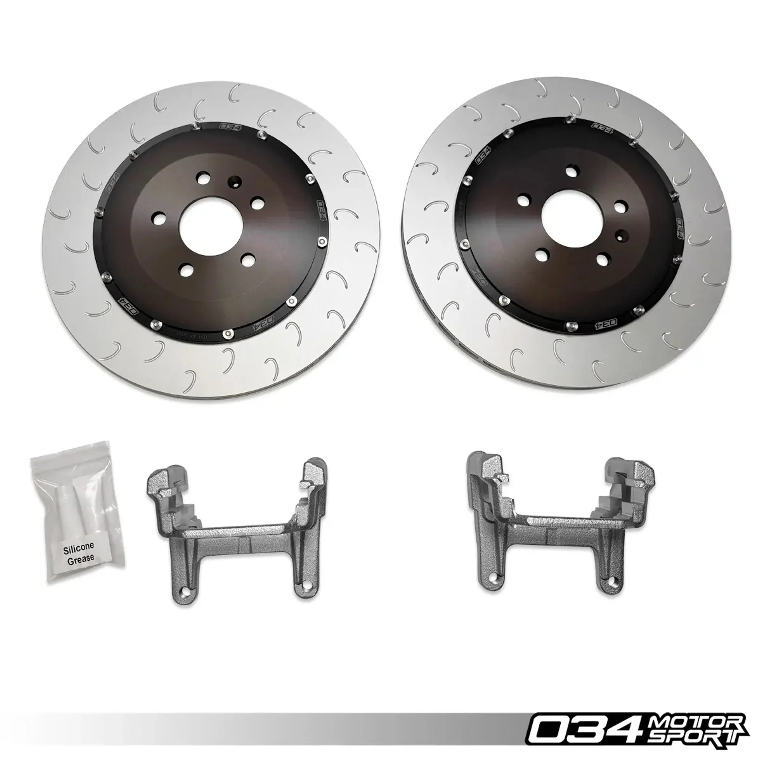 034 Motorsport - 2-Piece Floating Rear Brake Rotor 370mm Upgrade for B9/B9.5 Audi RS4/RS5 - Image 4
