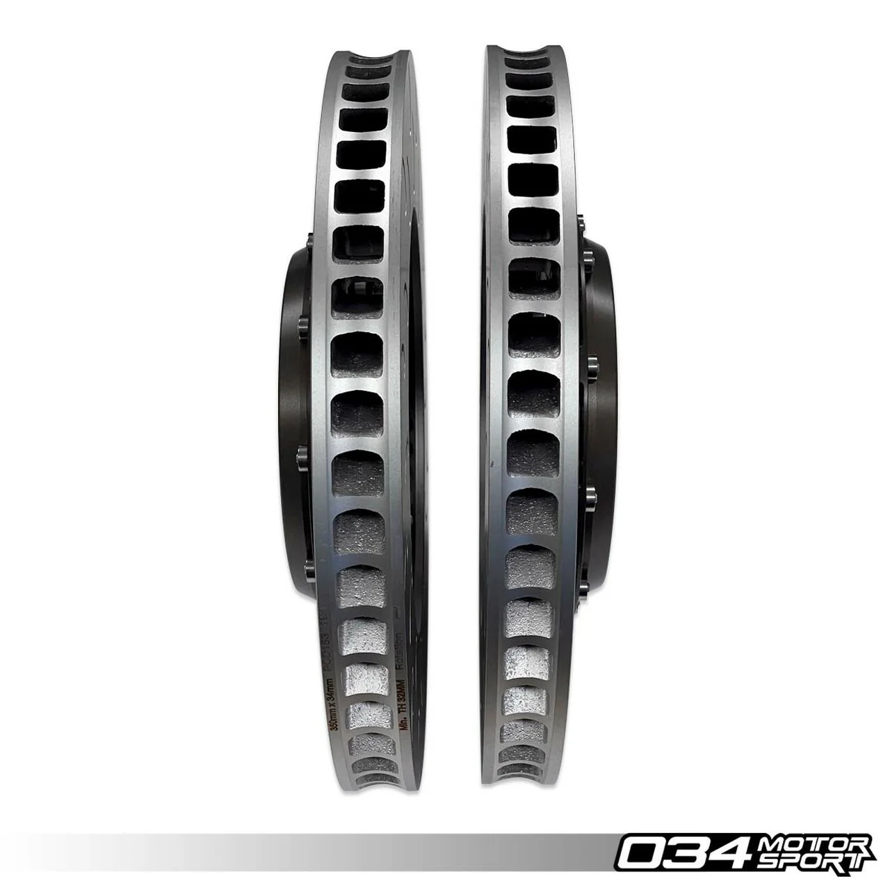 034Motorsport 2 Piece Floating Front Brake Rotor Upgrade Kit - B9/B9.5 S4/S5/SQ5 - Image 2