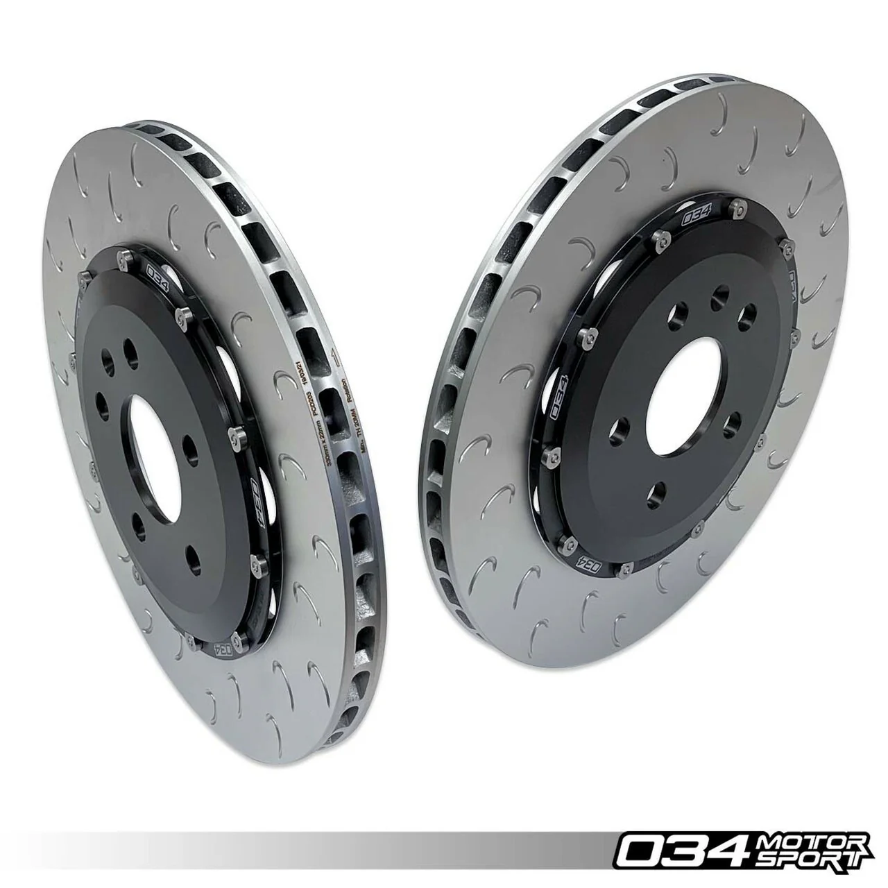 034Motorsport 2 Piece Floating Rear Brake Rotor Upgrade Kit - B9/B9.5 S4/S5/SQ5 - Image 3