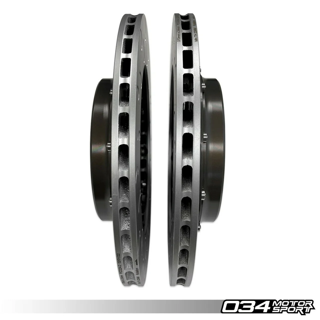 034Motorsport 2-piece Floating Rear Brake Rotor Upgrade Kit For F8x M2/M3/M4 - Image 4
