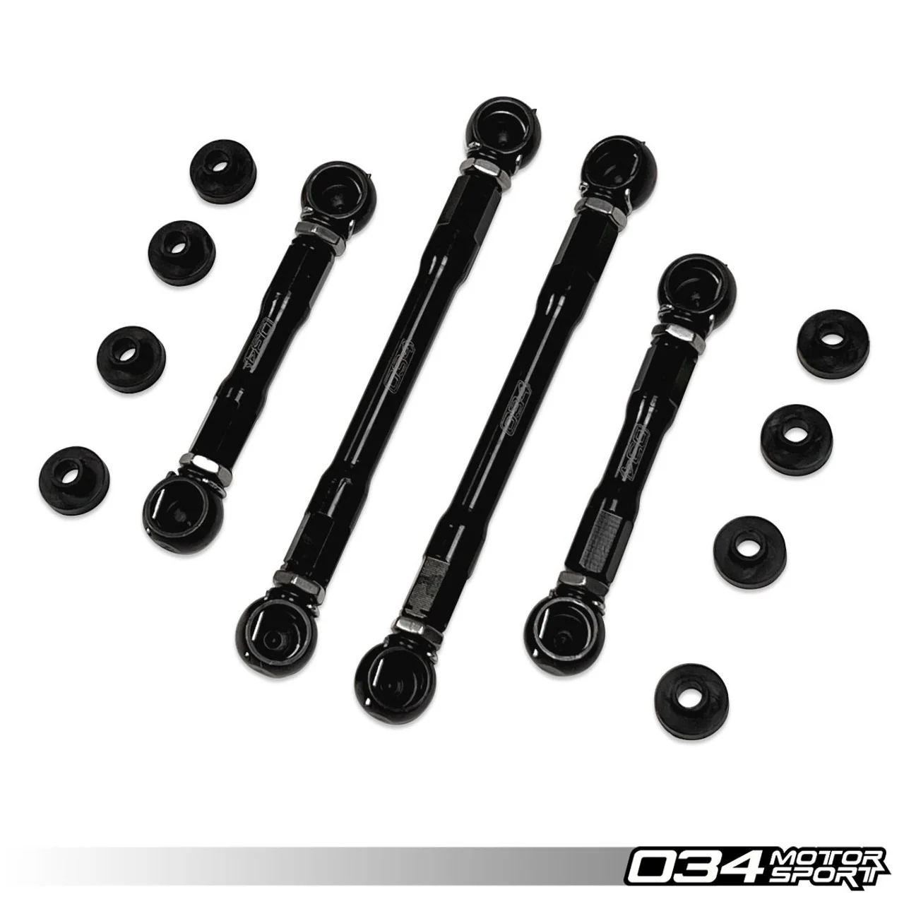 034Motorsport Billet Aluminum Adjustable Lowering Link Kit B9/B9.5 SQ5, C8 A6/S6/RS6, C8 A7/S7/RS7, 4M AUDI Q7/SQ7, 4M8 Q8/SQ8/RSQ8, E-TRON SUV, W/ AIR SUSPENSION - Image 2