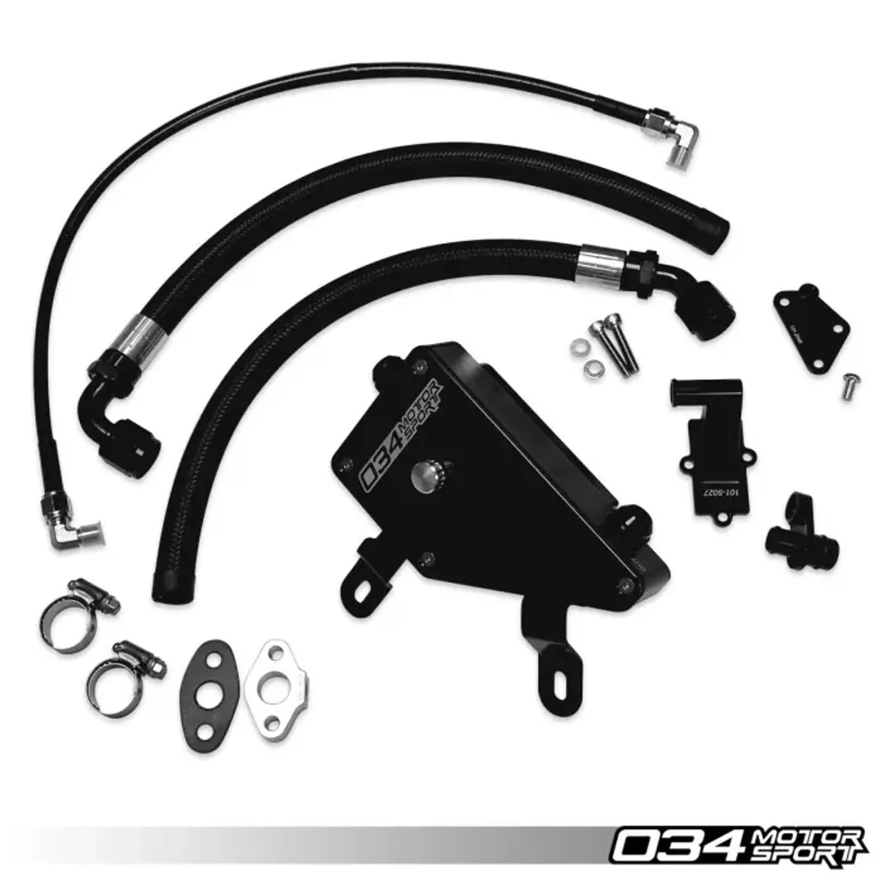 034Motorsport Billet Aluminum Engine Catch Can Kit - 8V.5 RS3