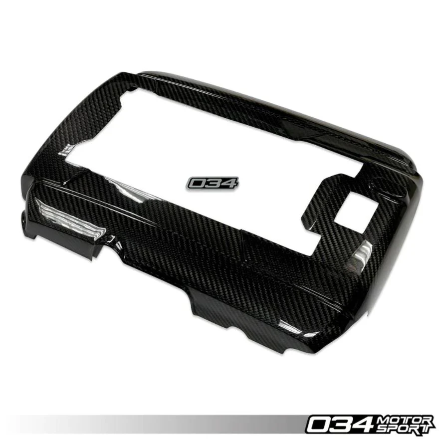 034Motorsport Carbon Fibre Engine Cover - Mk7/Mk7.5 VW Golf, GTI, & Golf R