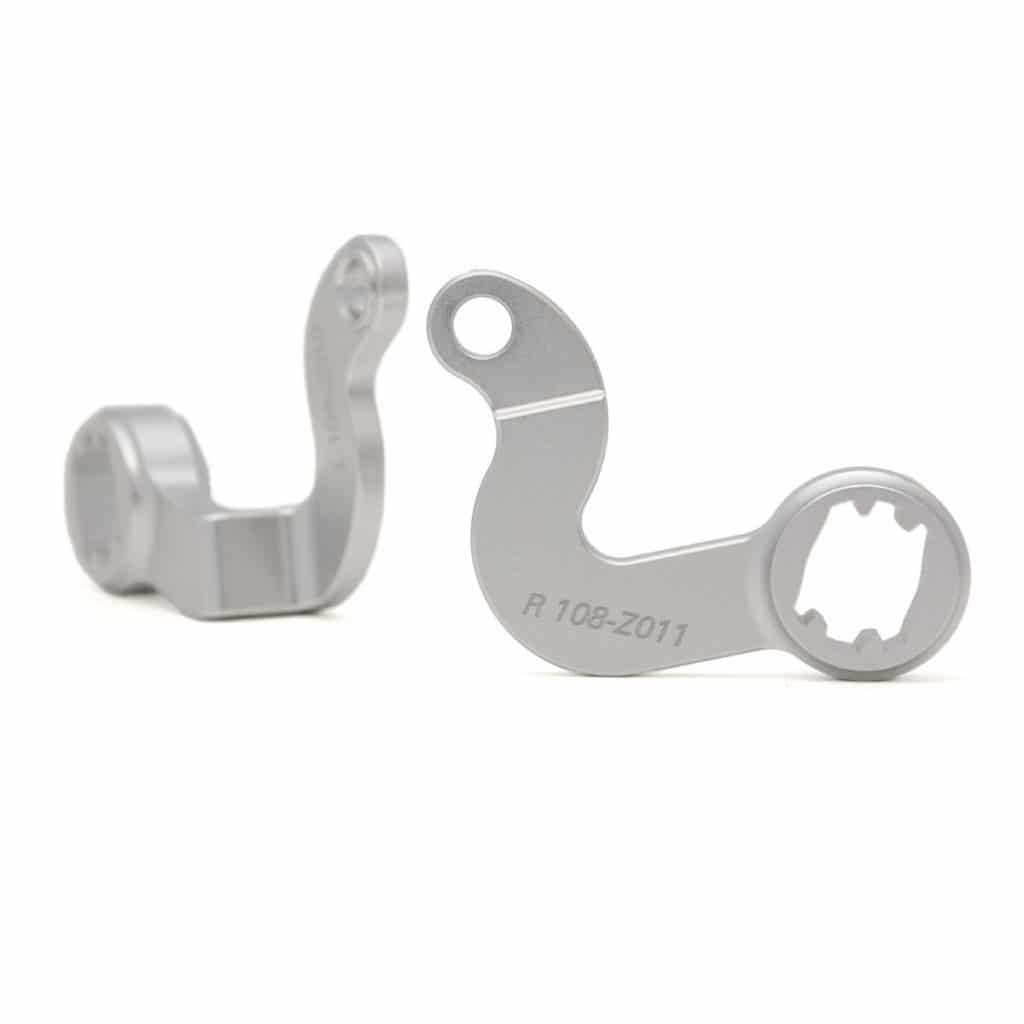 034Motorsport Intake Manifold Flap Linkage Pair, Billet Aluminum, B7 Audi RS4 4.2L FSI - Image 2