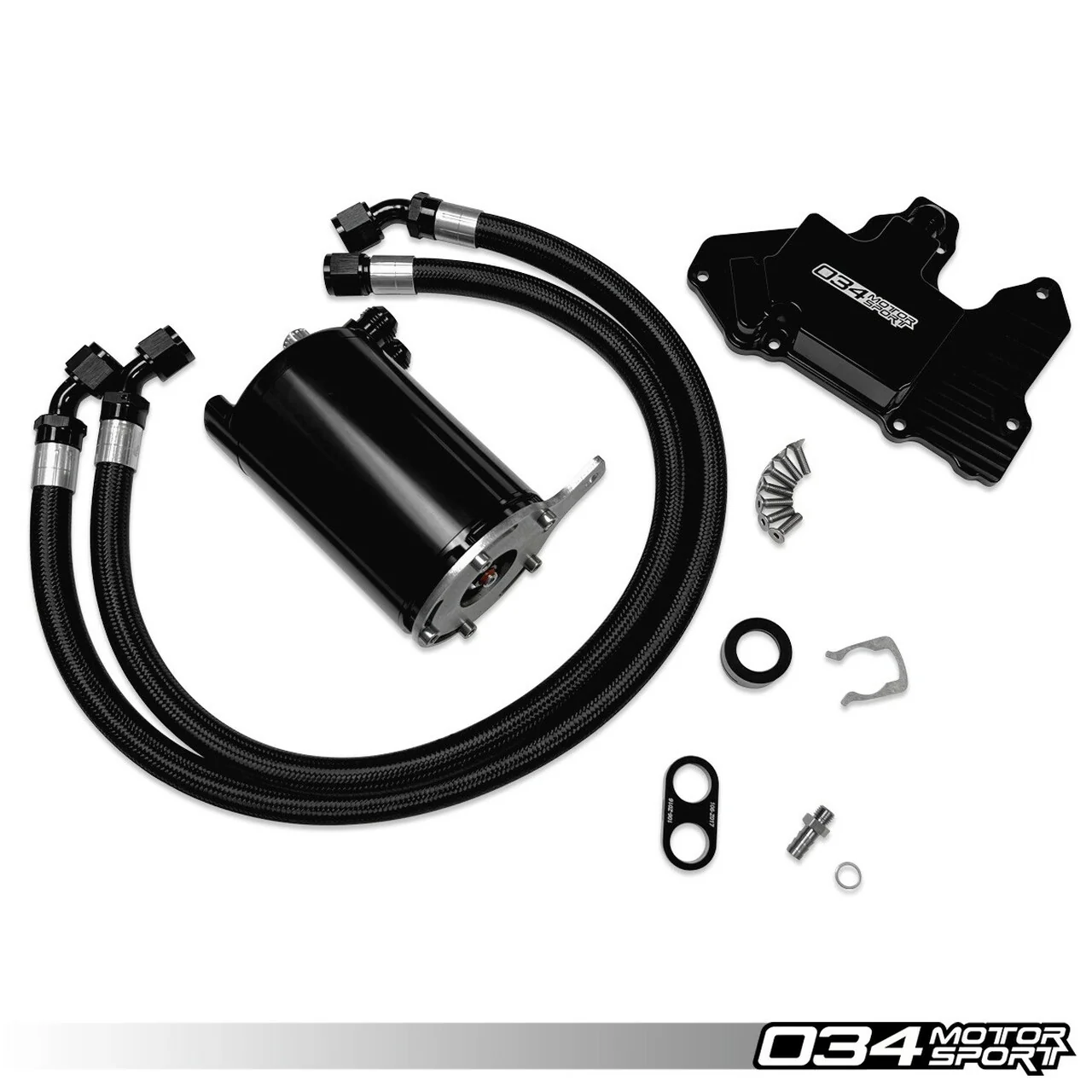 034Motorsport Stage 2 Billet Catch Can Kit, 8V/8V.5 Audi A3 & Mk7/Mk7.5 GTI 2WD - Image 2