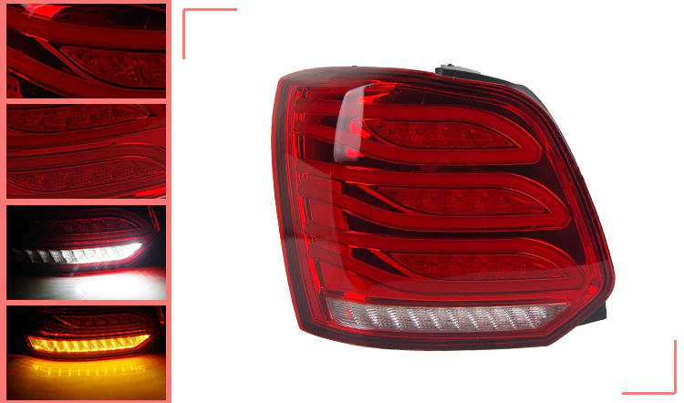 Volkswagen Polo LED Tail Lights With Dynamic Turn Signal EU LHD (2009-2018 Models) - Image 4
