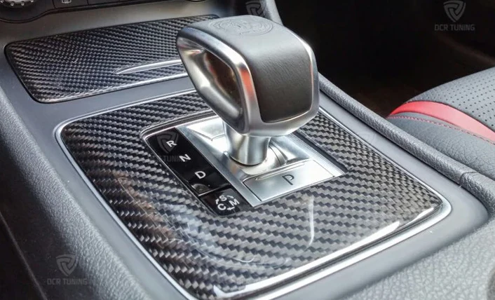 Mercedes A45 / CLA45 / GLA45 AMG Carbon Fibre Gear Selector Surround And Ash Tray Cover Trim. - Image 6
