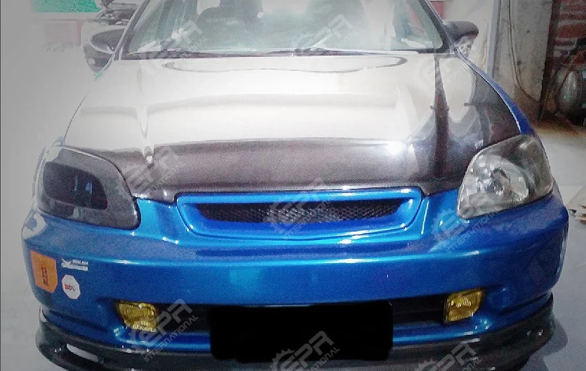 Honda Civic EK9 96-98 Carbon Fibre Headlight Air Duct - Image 5