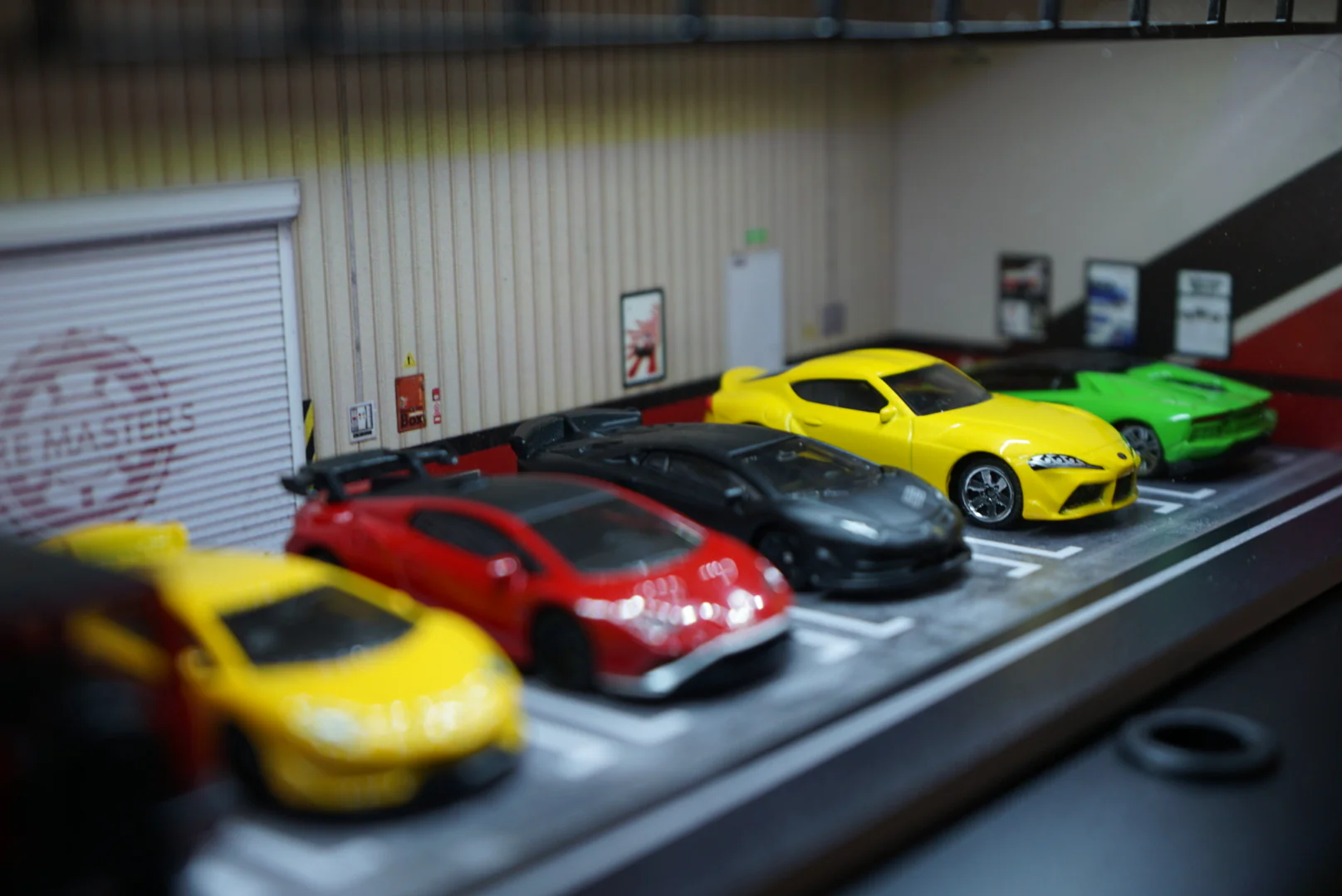 1/64 Scale Model Car Stackable Display Case With LED Lighting (Multiple Themes) - Image 6