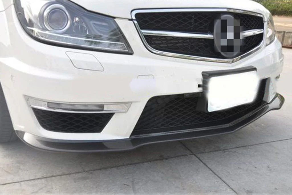 Mercedes Benz C-Class C63 AMG Front Splitter | Carbon Fibre or FRP