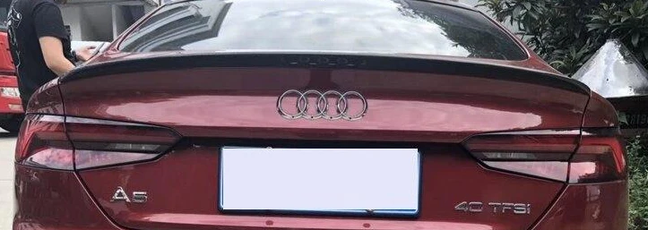 Audi A5 Sportback Sedan Carbon Fibre Boot Spoiler (2017+) - Image 2