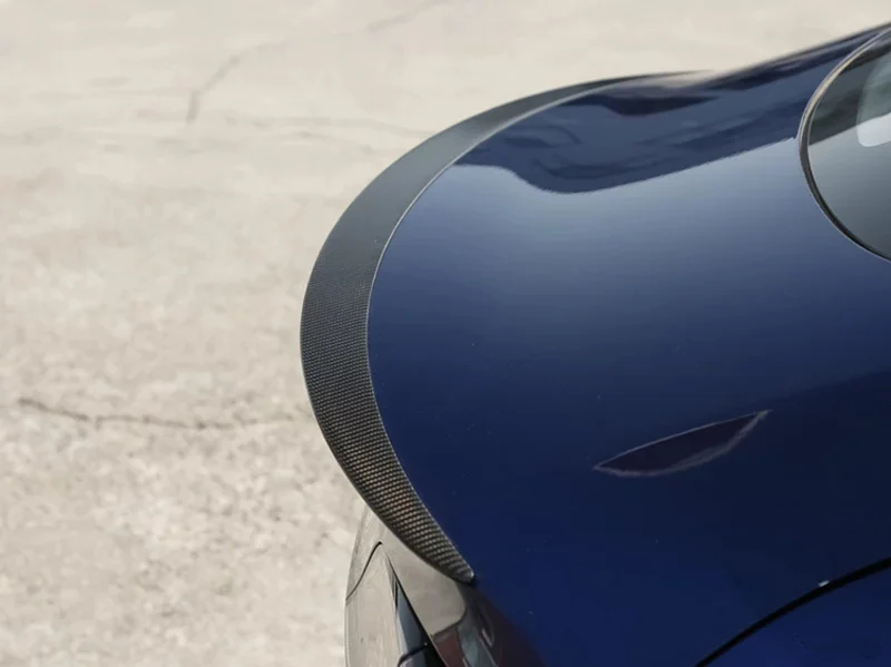 Tesla Model 3 Carbon Fibre Rear Boot Spoiler Lip (2017-2020 Models)