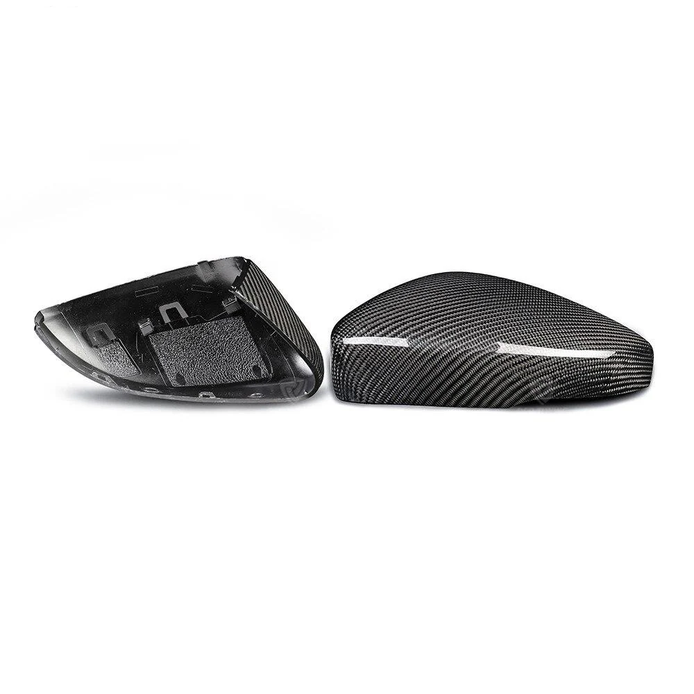 Volkswagen VW Polo Genuine Carbon Fibre Replacement Wing Mirror Covers MK5 6C / 6R (2009-2017 Models) - Image 3