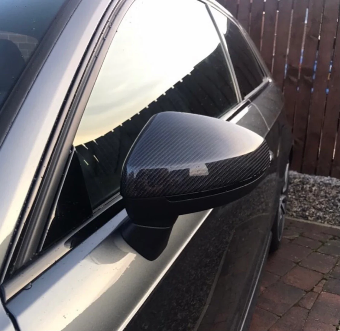 Audi A3 / S3 / RS3 8V Genuine Carbon Fibre Mirror Replacement Covers (2013 - 2020 Models) - Image 5