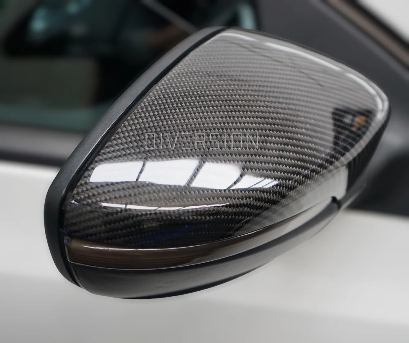 Volkswagen Scirocco / Beetle / Jetta Carbon Fibre Wing Mirror Replacement Caps (2009+ Models) - Image 3