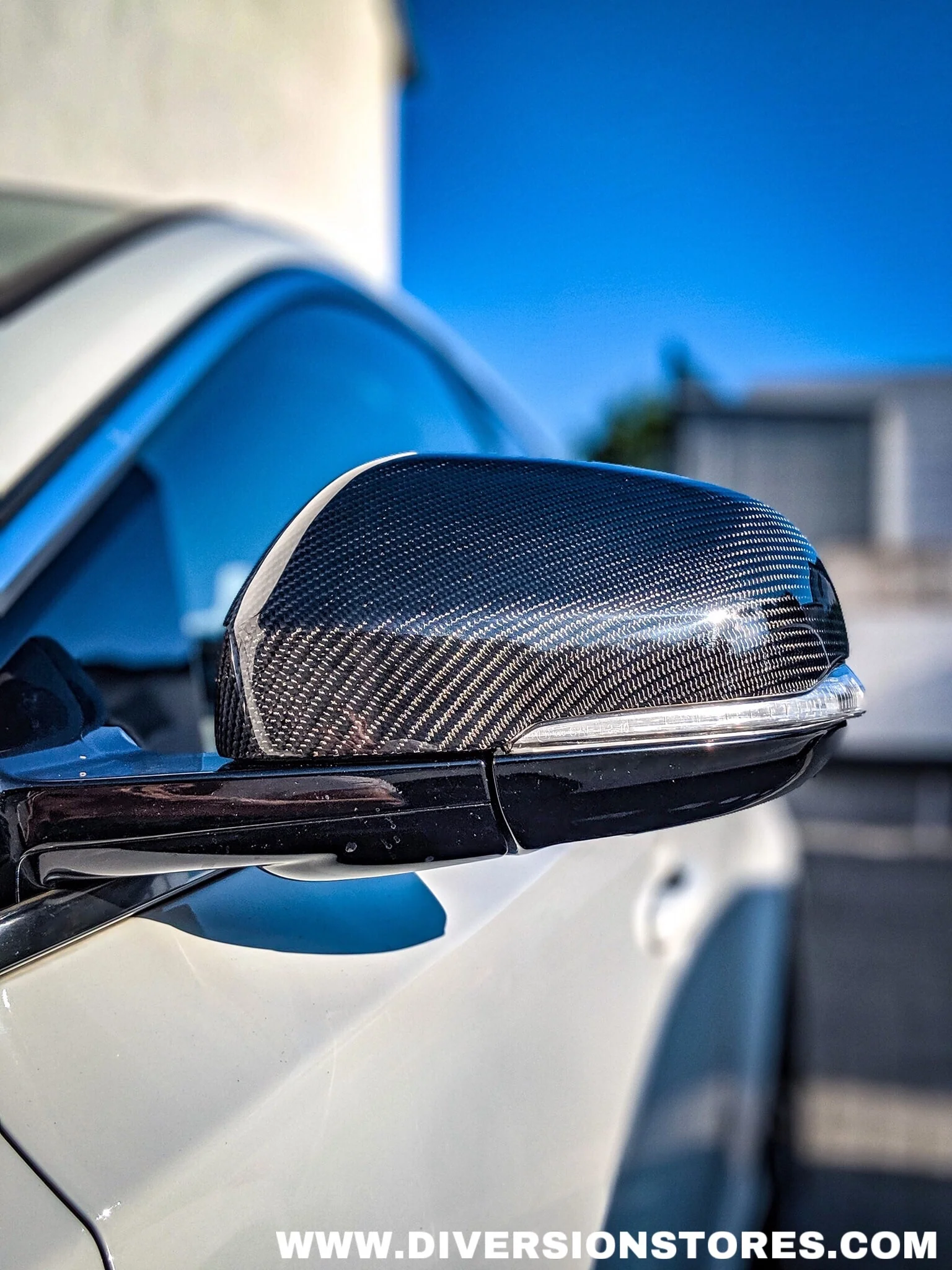 Volvo V40 / V60 / S60 Genuine Carbon Fibre Mirror Cover Replacements (2012-2017)