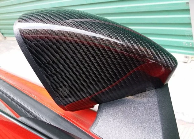 Ford Mustang Carbon Fibre Wing Mirror Add On Covers (2008 - UP) American & Euro Models - Image 4