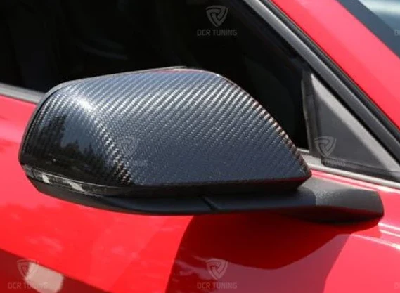 Ford Mustang Carbon Fibre Wing Mirror Add On Covers (2008 - UP) American & Euro Models - Image 7
