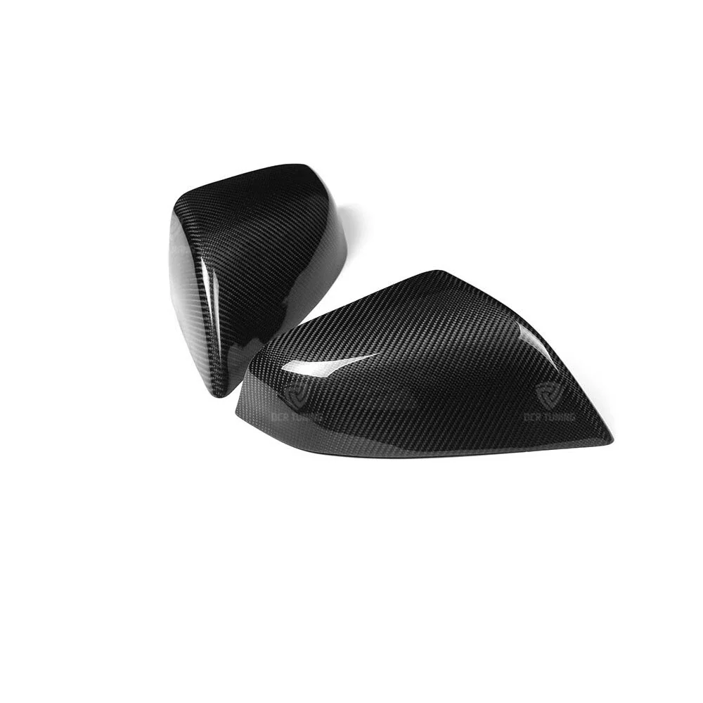 Tesla Model X Carbon Fibre Mirror Add On Covers 2016 - UP - Image 2