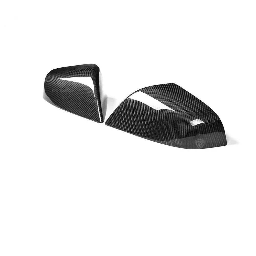 Tesla Model X Carbon Fibre Mirror Add On Covers 2016 - UP - Image 3