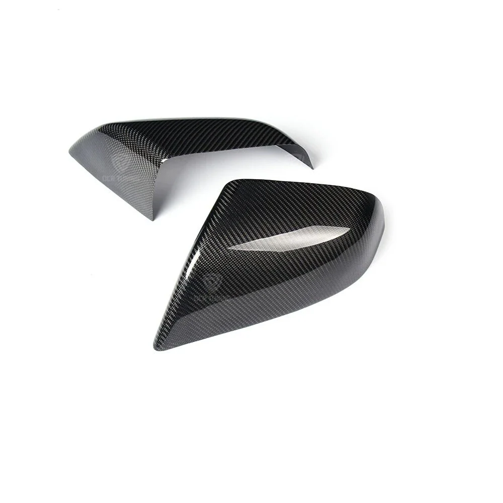 Tesla Model X Carbon Fibre Mirror Add On Covers 2016 - UP - Image 4