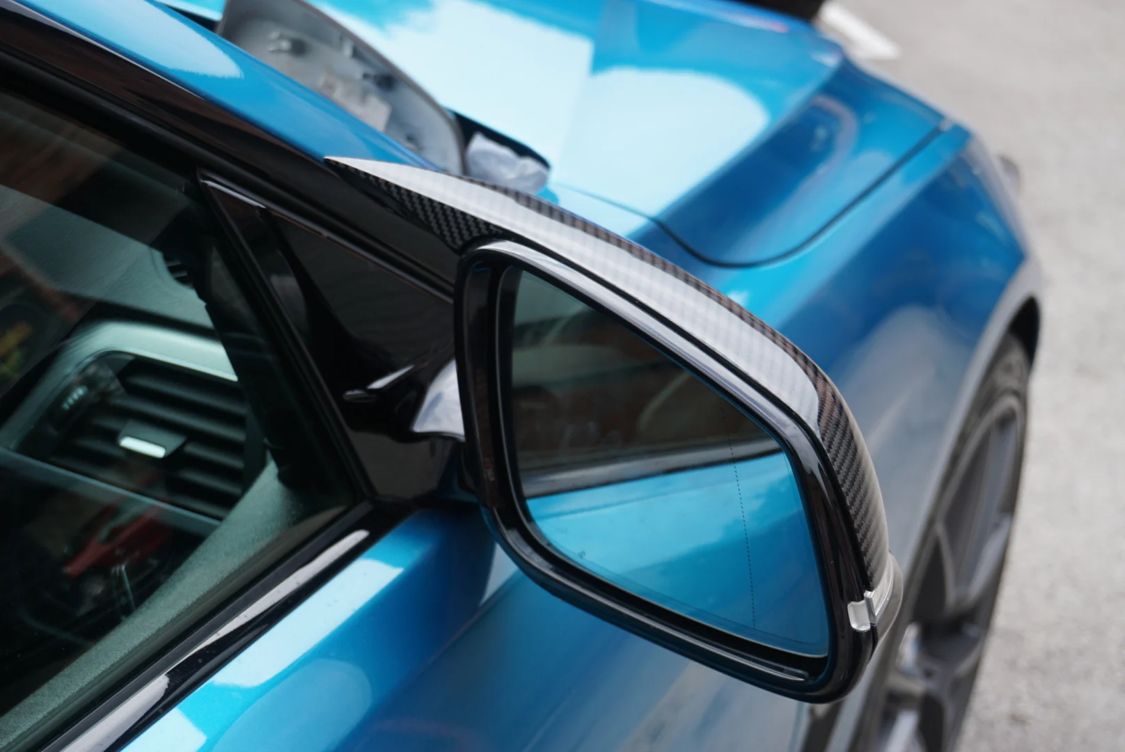 BMW 4 Series Carbon Fibre Replacement Mirror Covers (2014 - 2020) - Image 3