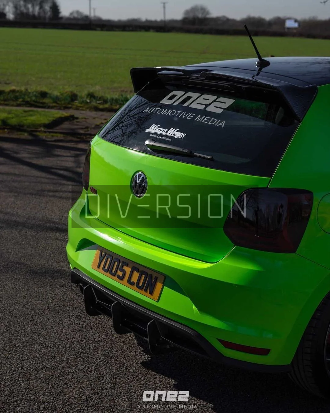 Volkswagen Polo MK5 6R / 6C Oettinger Style Spoiler Gloss Black (2009-2017 Models) - Image 4