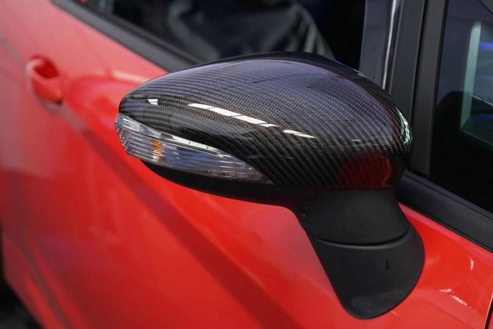 Ford Fiesta MK7/7.5 Genuine Carbon Fibre Wing Mirror Replacement Covers (Carbon Replacement) - Image 3