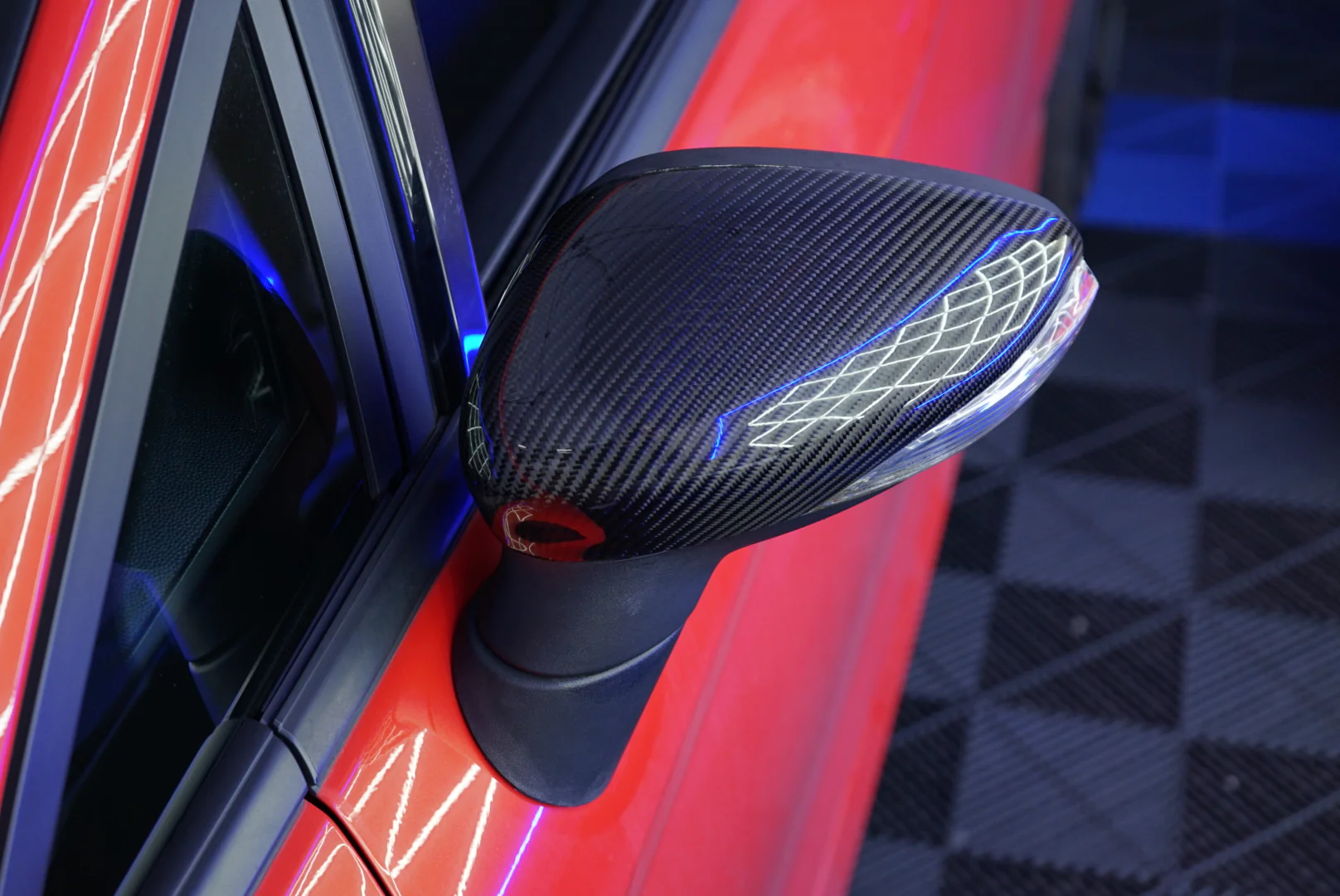 Ford Fiesta MK7/7.5 Genuine Carbon Fibre Wing Mirror Replacement Covers (Carbon Replacement) - Image 4