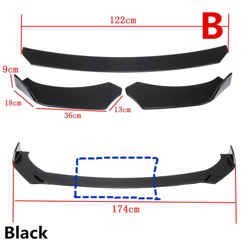 Universal Car Bumper Splitter (Fits Most Cars) - Image 6