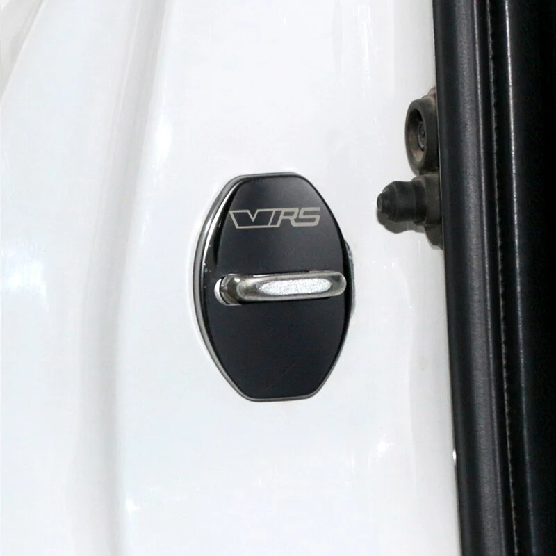 Skoda VRS 4x Car Door Lock Covers For Octavia / Rapid / Superb / Fabia - Image 4