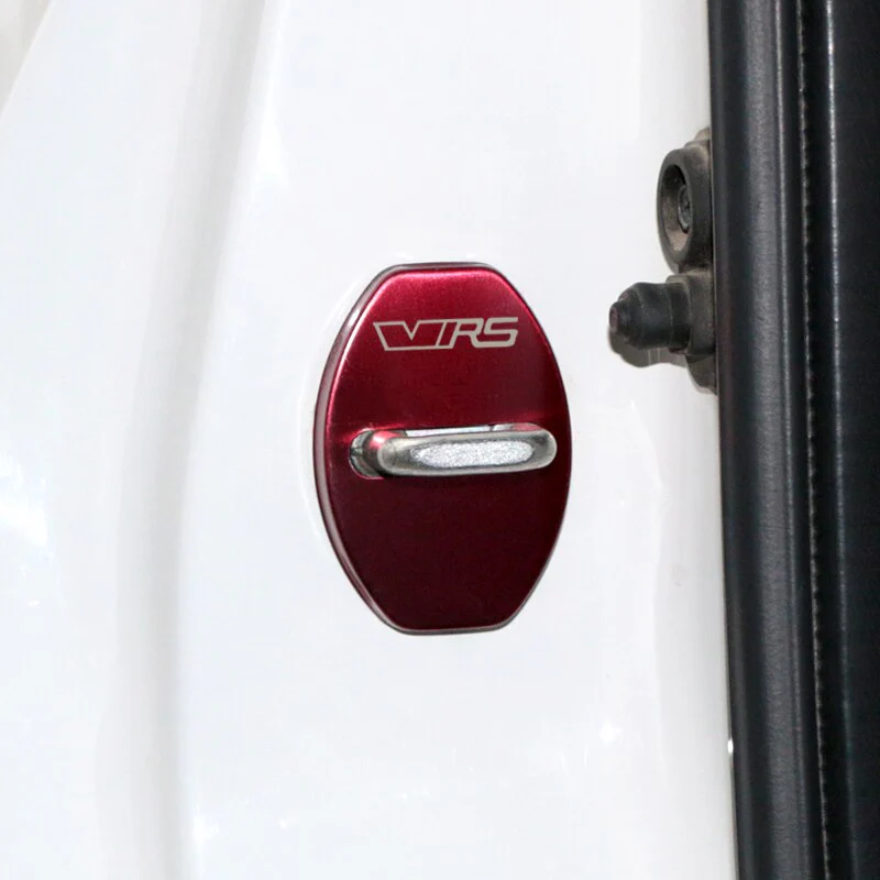 Skoda VRS 4x Car Door Lock Covers For Octavia / Rapid / Superb / Fabia - Image 6