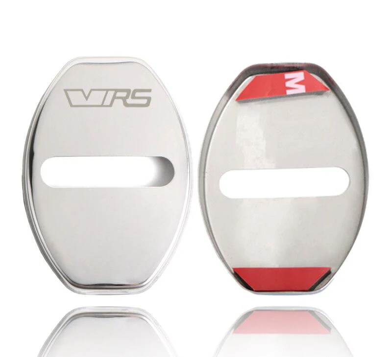 Skoda VRS 4x Car Door Lock Covers For Octavia / Rapid / Superb / Fabia - Image 9