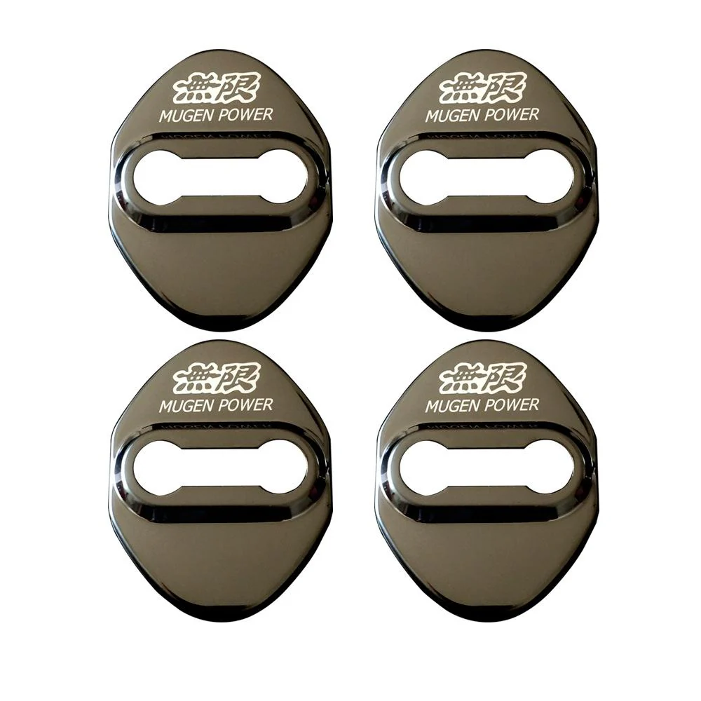 Mugen Power 4x Car Door Lock Covers For Honda - Image 10