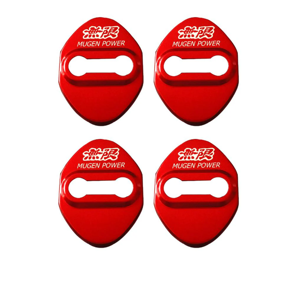 Mugen Power 4x Car Door Lock Covers For Honda - Image 11