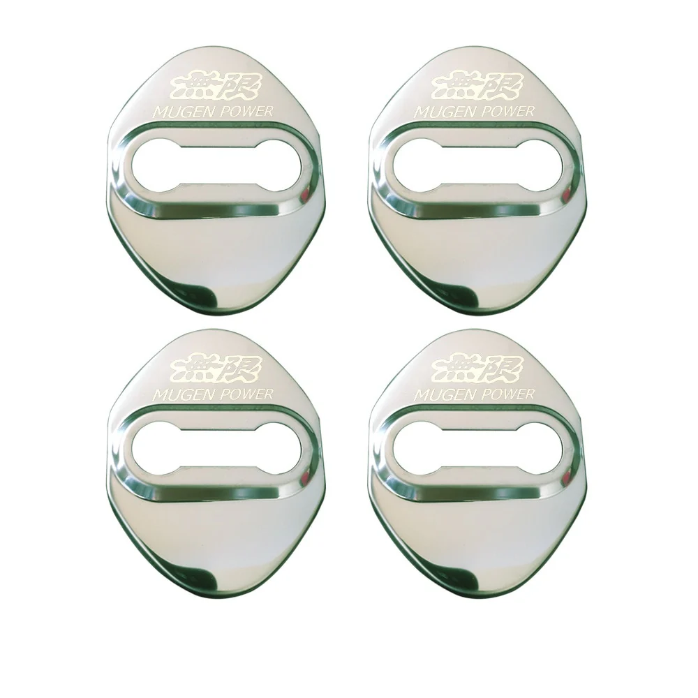 Mugen Power 4x Car Door Lock Covers For Honda - Image 3