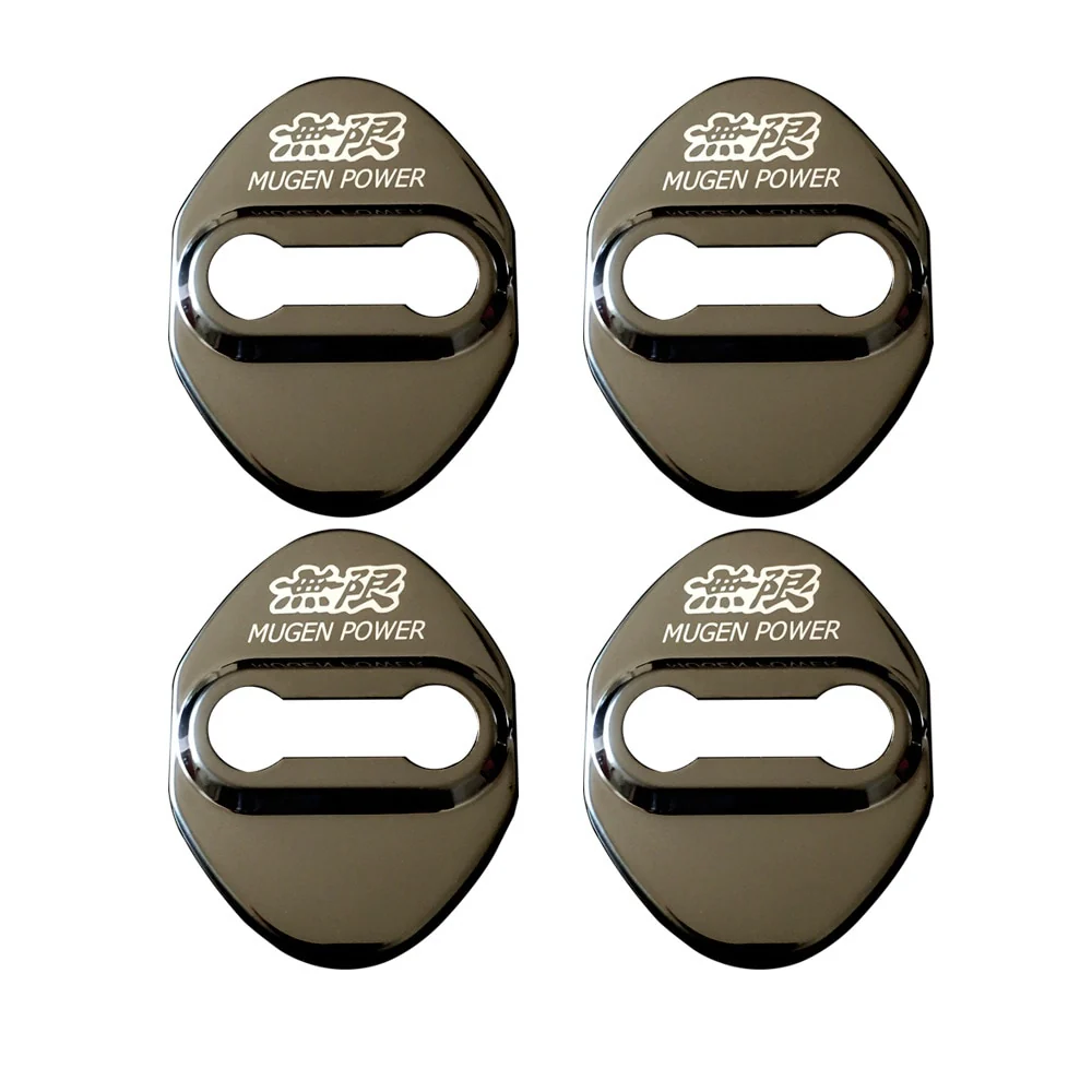 Mugen Power 4x Car Door Lock Covers For Honda - Image 4