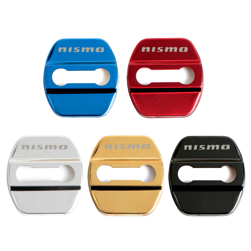 NISMO 4x Car Door Lock Covers For Nissan - Image 4
