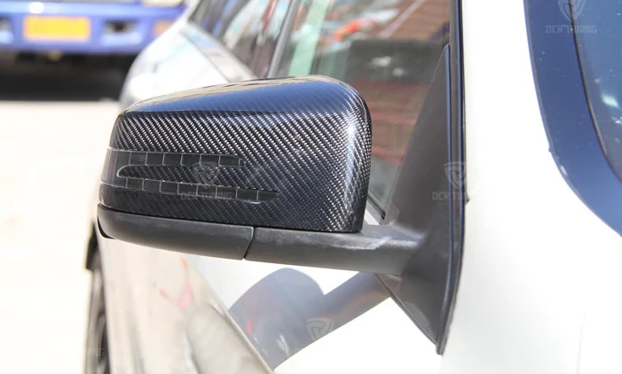 Mercedes Benz Carbon Fibre / Gloss Black Wing Mirror Covers For A / B / C / E / S  / CLS / GLK Class - Image 3