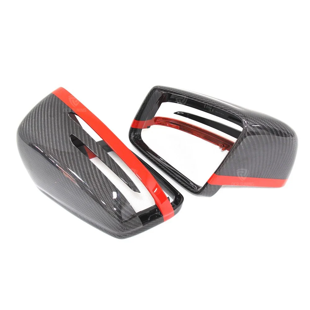 Mercedes Benz Carbon Fibre / Gloss Black Wing Mirror Covers For A / B / C / E / S  / CLS / GLK Class - Image 7