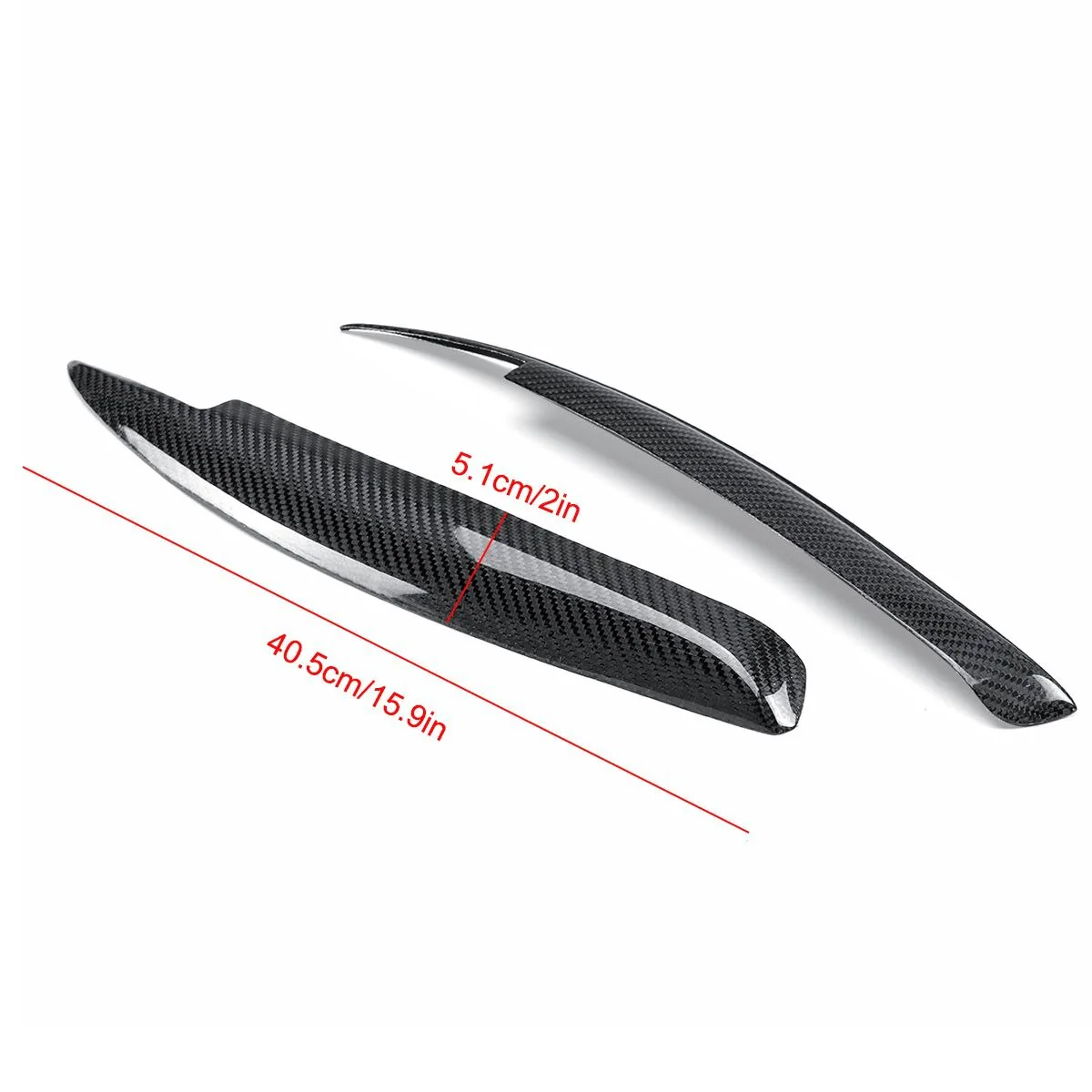 BMW Carbon Fibre Headlight Eyebrows For E81 E82 E87 E88 (2004-2010) - Image 6