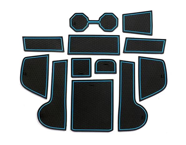 Volkswagen Polo MK6 AW 10Pcs Rubber Anti-Slip Interior Storage Mats (2018 - UP) - Image 3