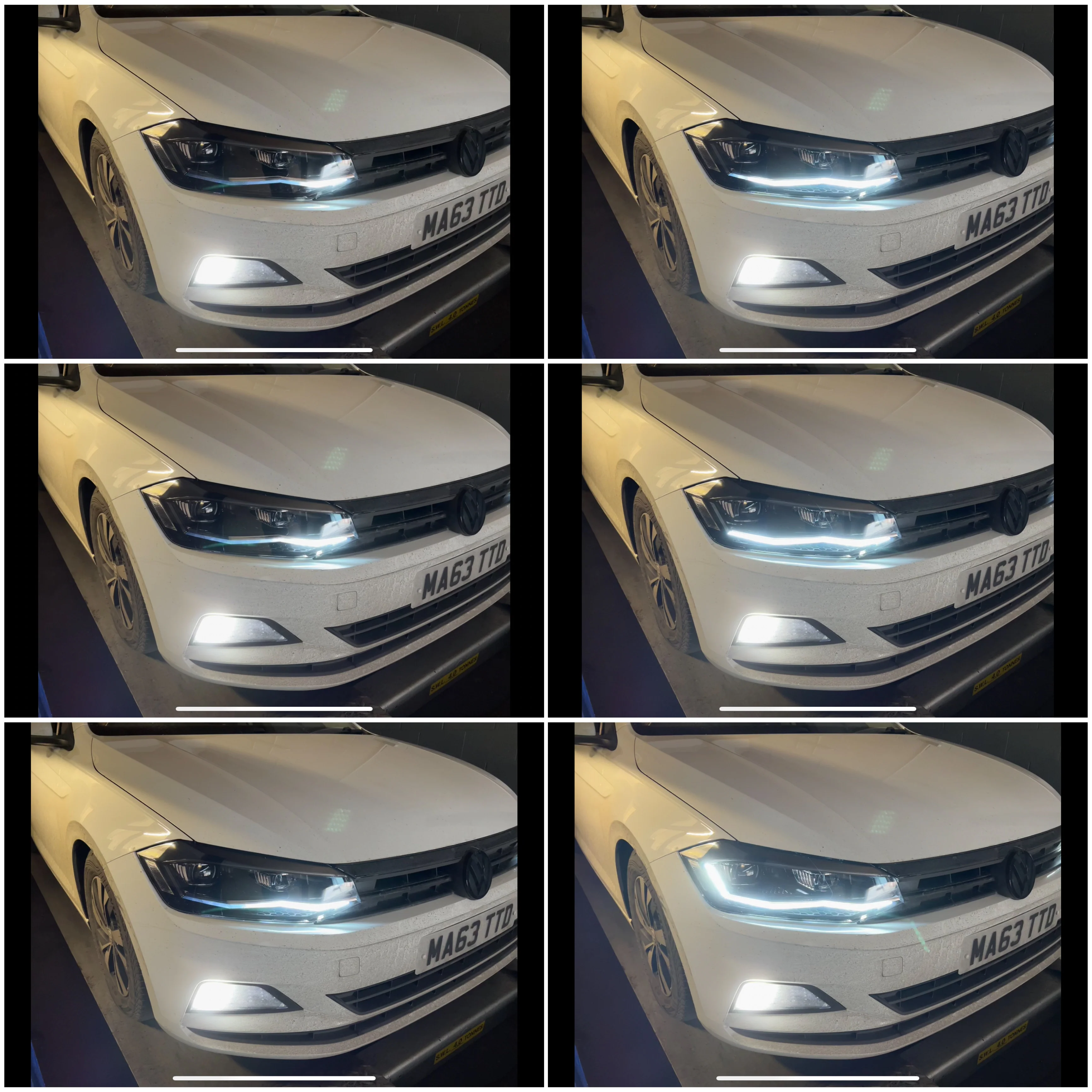 Volkswagen Polo MK6 AW CUSTOM All LED Headlights With Light Show And Dynamic Indicators (2018 - 2022) (All LED Light Show Headlight) - Image 8