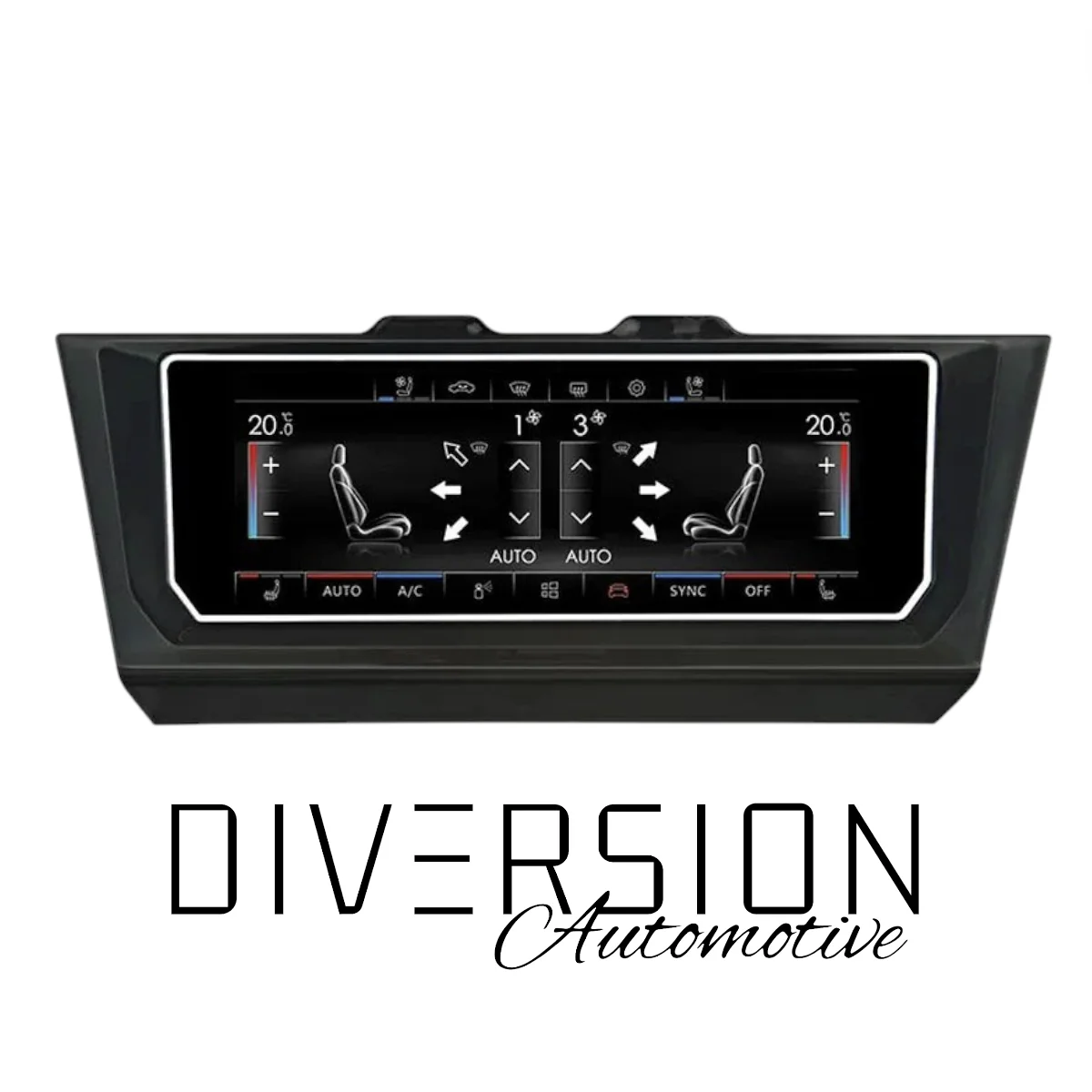 VW Volkswagen Golf MK7 / MK7.5 (2013 - 2020) - 6.9''Touch Screen LCD A/C Climate Control Panel - Image 2
