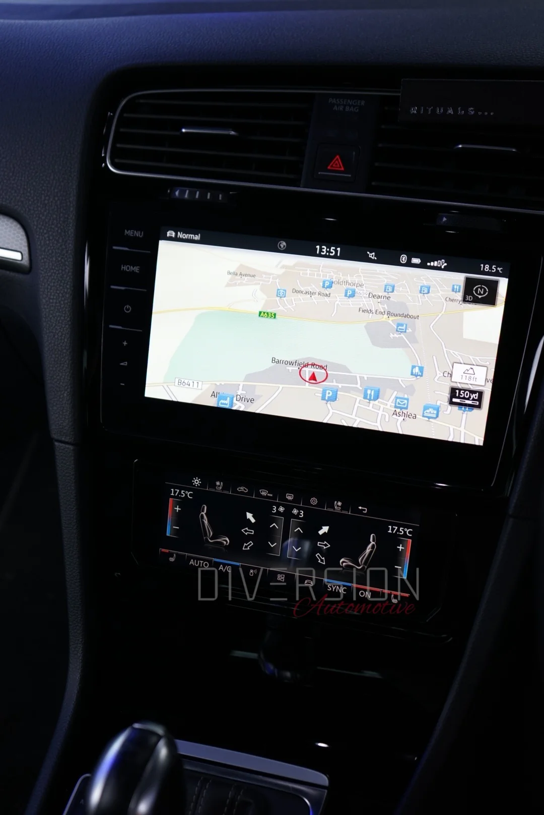VW Volkswagen Golf MK7 / MK7.5 (2013 - 2020) - 6.9''Touch Screen LCD A/C Climate Control Panel - Image 28