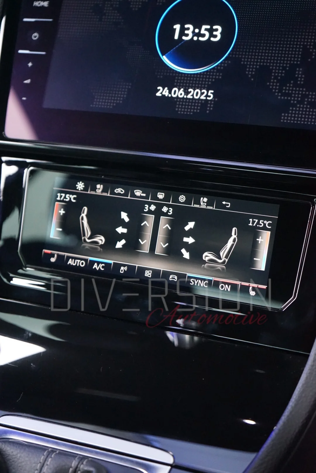 VW Volkswagen Golf MK7 / MK7.5 (2013 - 2020) - 6.9''Touch Screen LCD A/C Climate Control Panel - Image 3