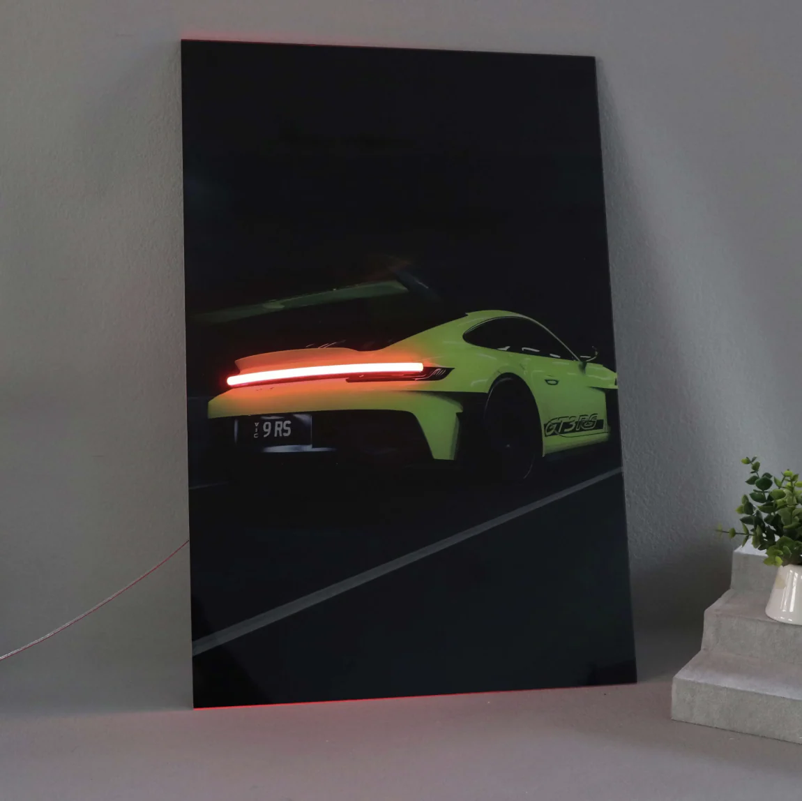 Custom LED Gloss Car Canvas Wall Art - Customise Yours / 60x40cm - DIVERSION - Image 5