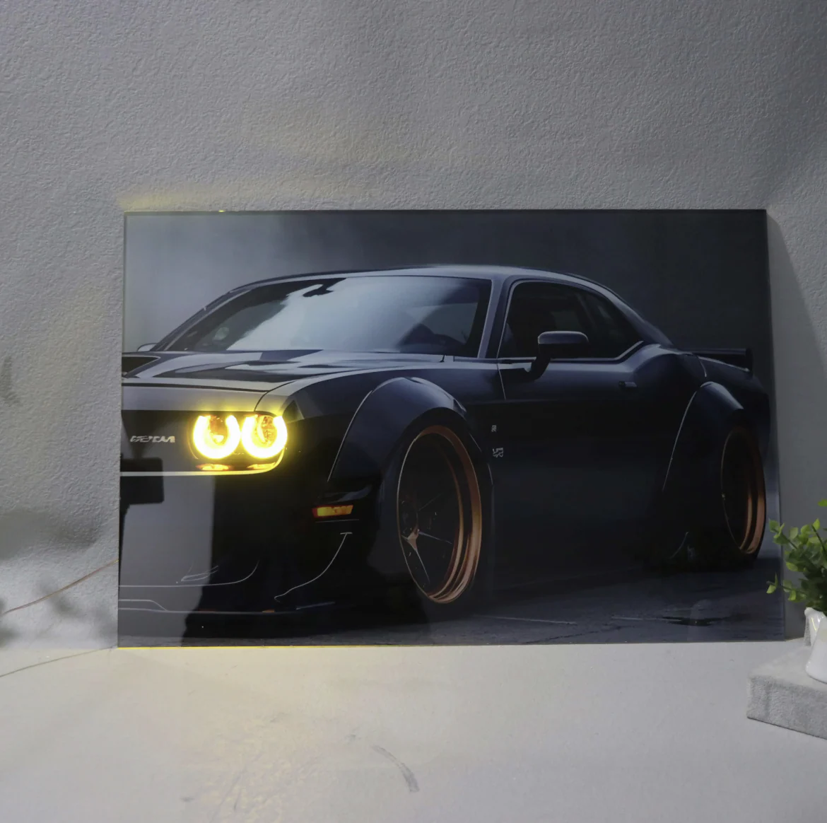Custom LED Gloss Car Canvas Wall Art - Customise Yours / 60x40cm - DIVERSION - Image 7