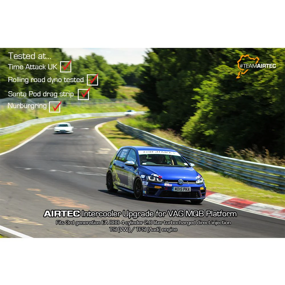 AIRTEC Intercooler Upgrade for VW Golf 7R, Seat Leon Cupra, Audi S3 8V And Skoda Octavia VRS 2.0 TFSI MQB - Image 9